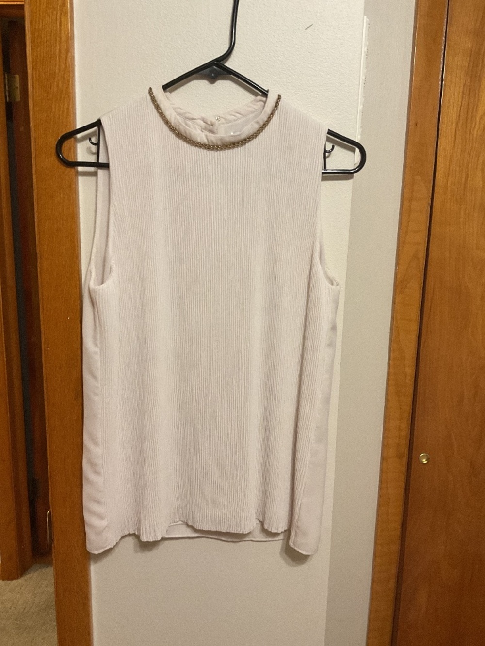 Reiss elegant cream blouse sz 8